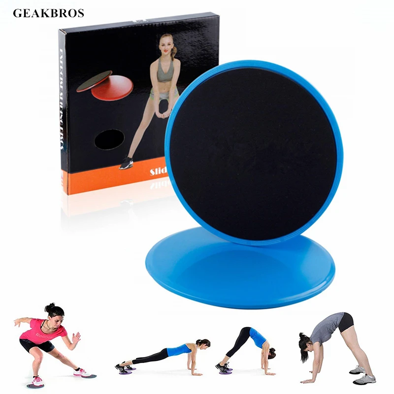 

1Pair Gliding Discs Slider Fitness Disc Exercise Sliding Plate For Yoga Gym Abdominal Core Workout Training Exercise Equipment