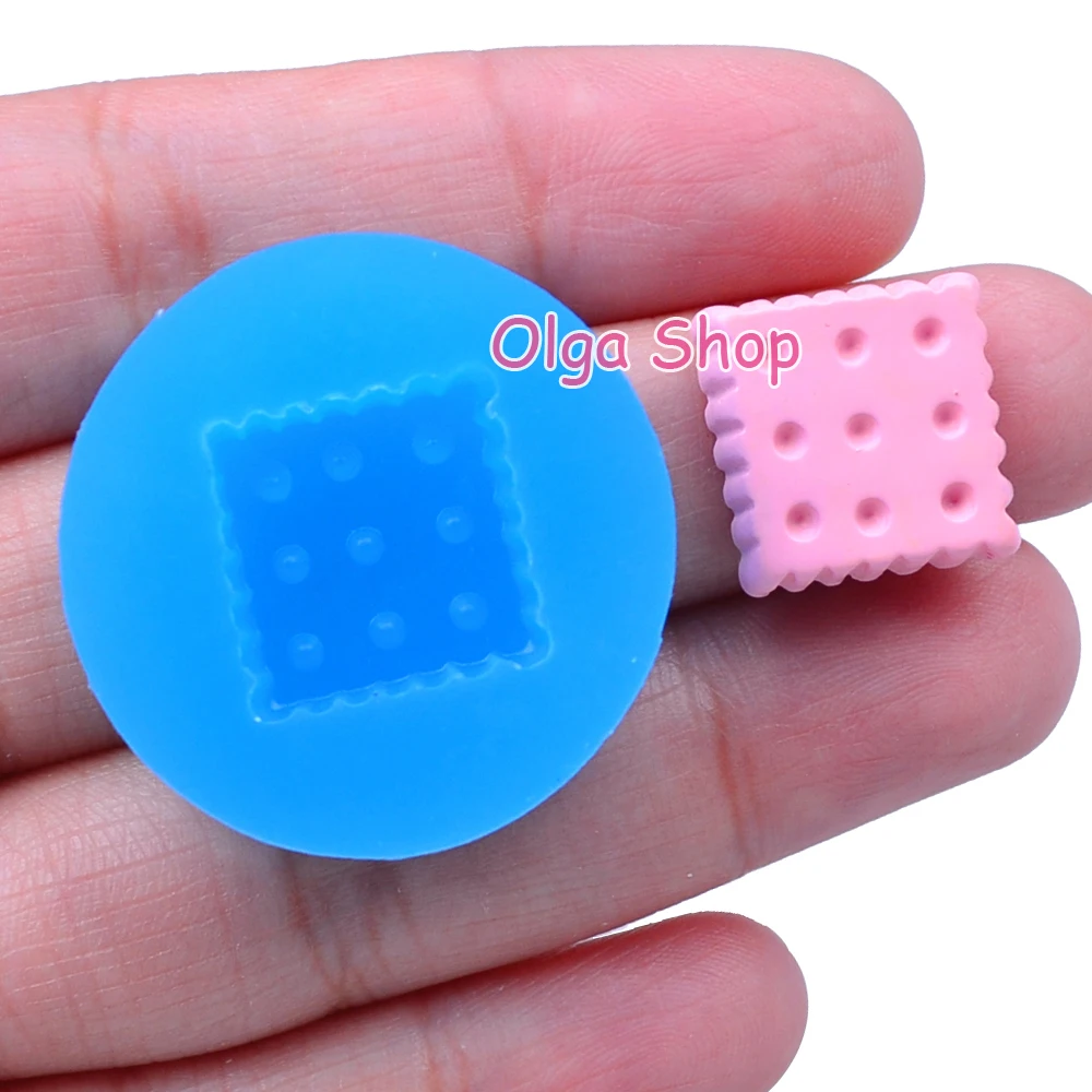 QYL030 квадратная Гибкая силиконовая форма для печенья Decoden Kawaii Миниатюрные