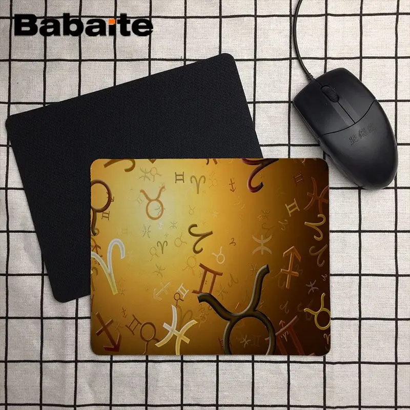 Большой коврик для мыши Babaite Zodiac компьютерный ПК размер 18x22 см скоростная версия