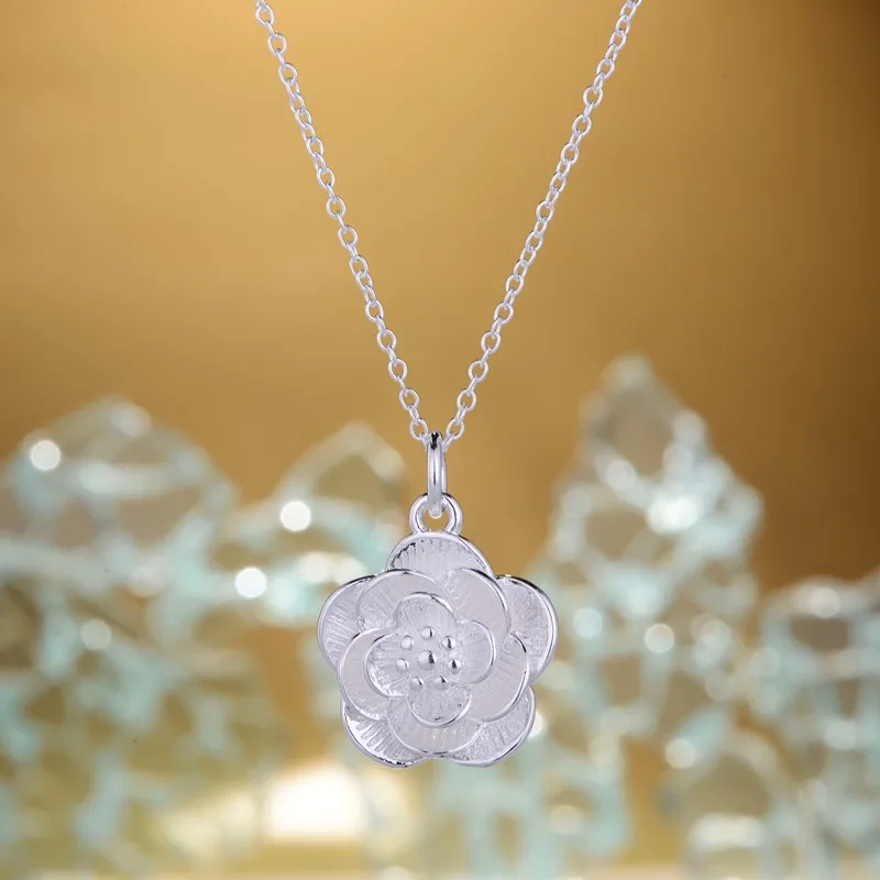 Посеребренное ожерелье 925 ювелирные изделия серебряные Pandant модные JLGLYMEW|jewelry display