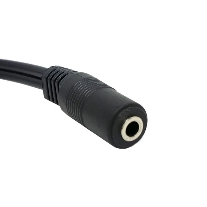 5pcs/lote Universal 3.5mm Stereo Feminino Mini Jack para 2 RCA Macho Cabo Adaptador de Audio HDTV Amplificador VCD | Компьютеры и офис