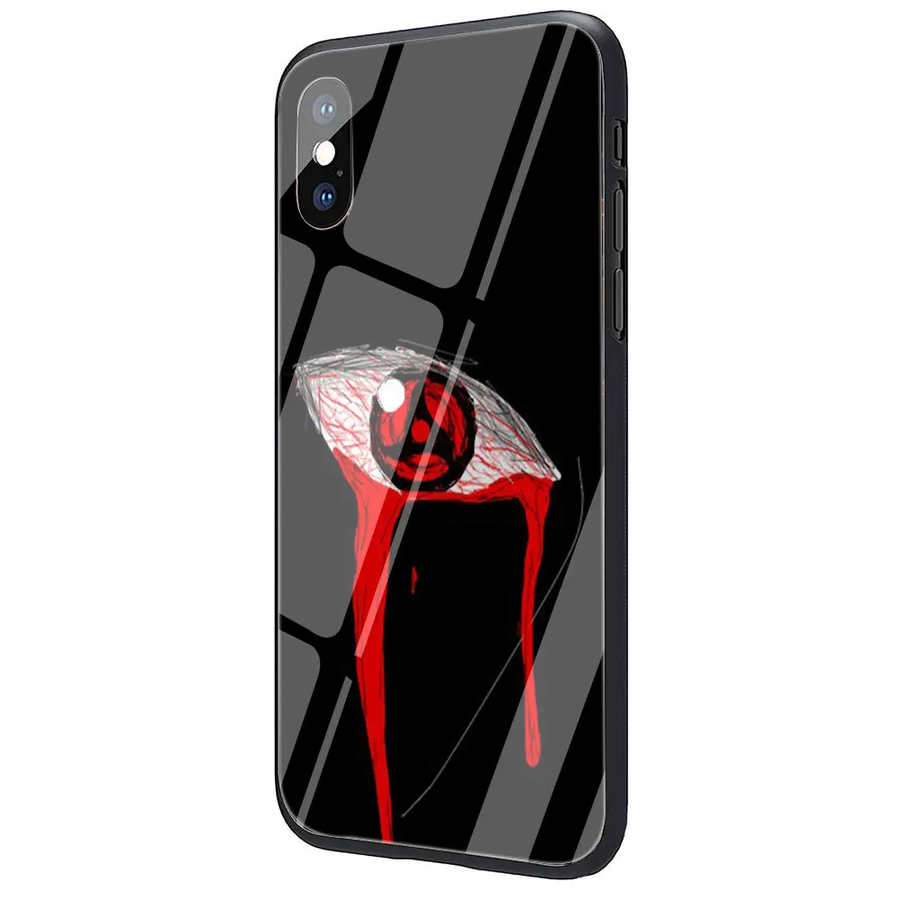 G10 Черный чехол из закаленного стекла ТПУ с аниме Наруто для iPhone 11 Pro X или 10 8 7 6 6S Plus Xr Xs Max - Цвет: G10