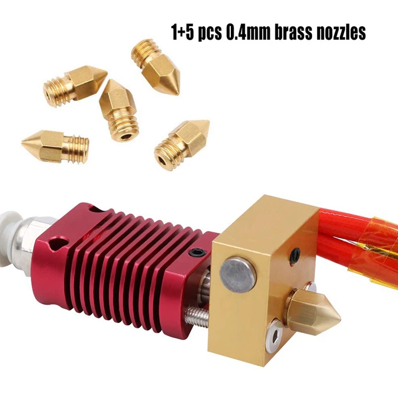 Собранный Mk10 экструдер Горячий Конец комплект запасных частей для Creality Cr-10 Cr-10S S4