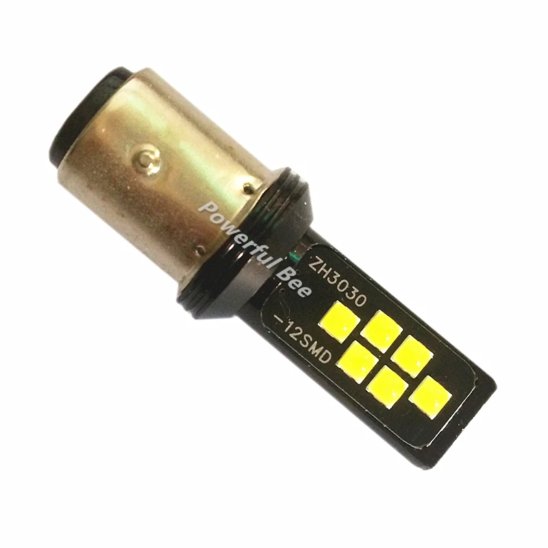 2x1157/BAY15D 3030SMD 24 Вт мощность холодный белый золотой желтый 1200 лм автомобильные