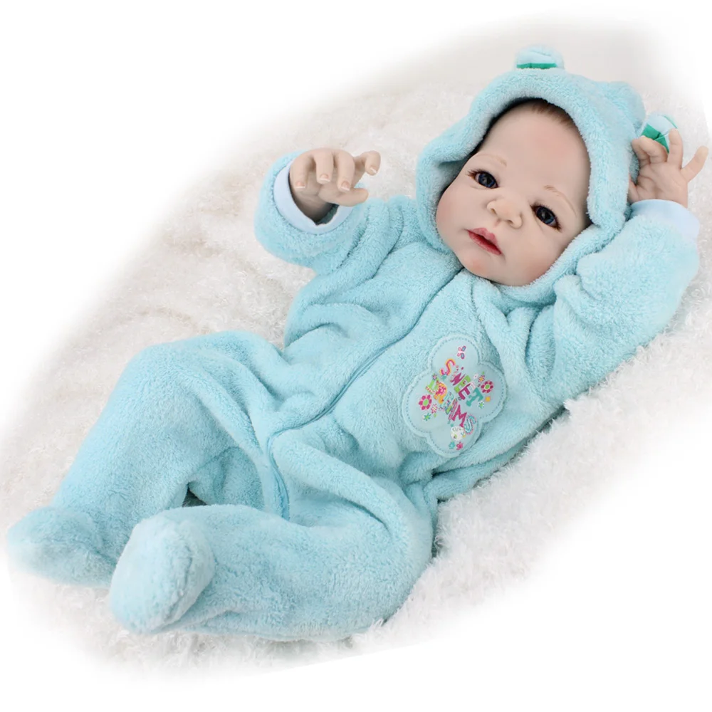 KAYDORA 55 см Силиконовая виниловая Детская кукла Reborn игрушка Реалистичная оптовая