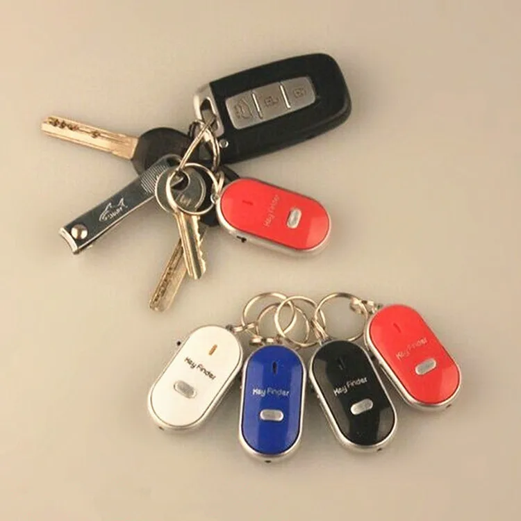 Smart Finder Key Sensors KeyChain Sound LED with Whistle Claps Locator Find Lost Keychain Self Defense Alarm Random Color | Безопасность