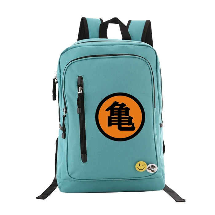 Sky Blue A Аниме Dragon Ball квадратный рюкзак для мальчиков и девочек подростков школьные сумки Дорожная сумка для ноутбука - Цвет: Sky Blue A