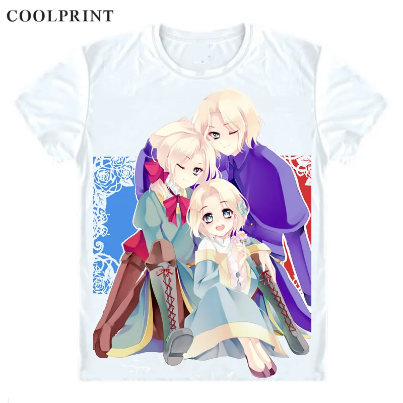 Мужская футболка Coolprint France G8 Francis Bonnefoy Повседневная Axis Powers Hetalia премиум класса с
