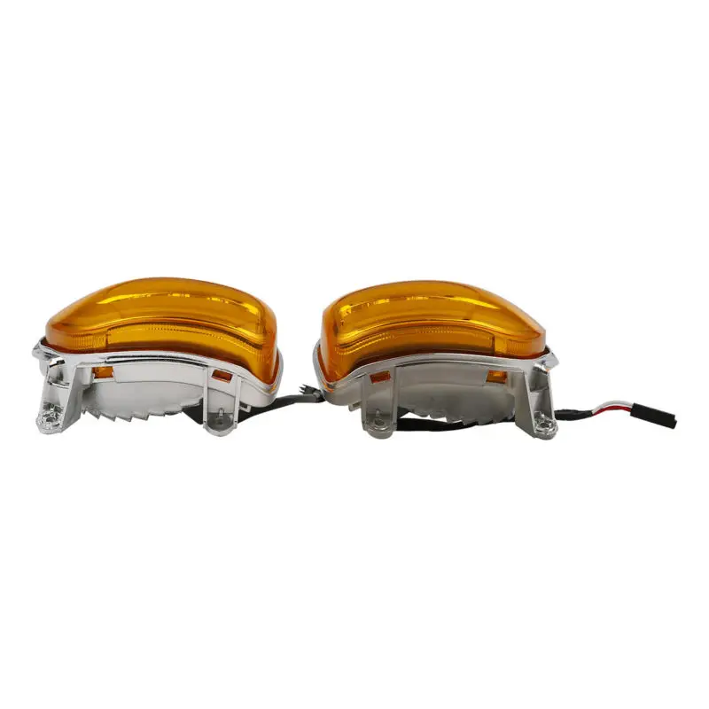 Передние СВЕТОДИОДНЫЕ Сигналы поворота оранжевые линзы для Honda Goldwing GL1800 2001-2017 F6B