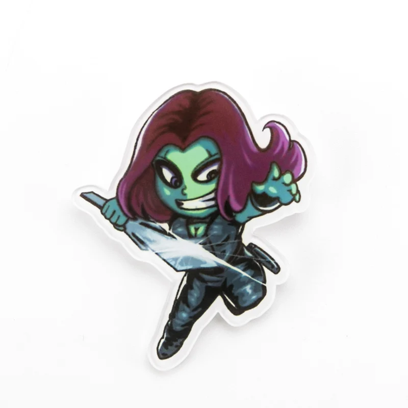 Marvel Badges Avengers Brooch Pins Thor Pin Movie Endgame Jewelry Iron Man Captain America Spiderman Brooches For Women Men Gift