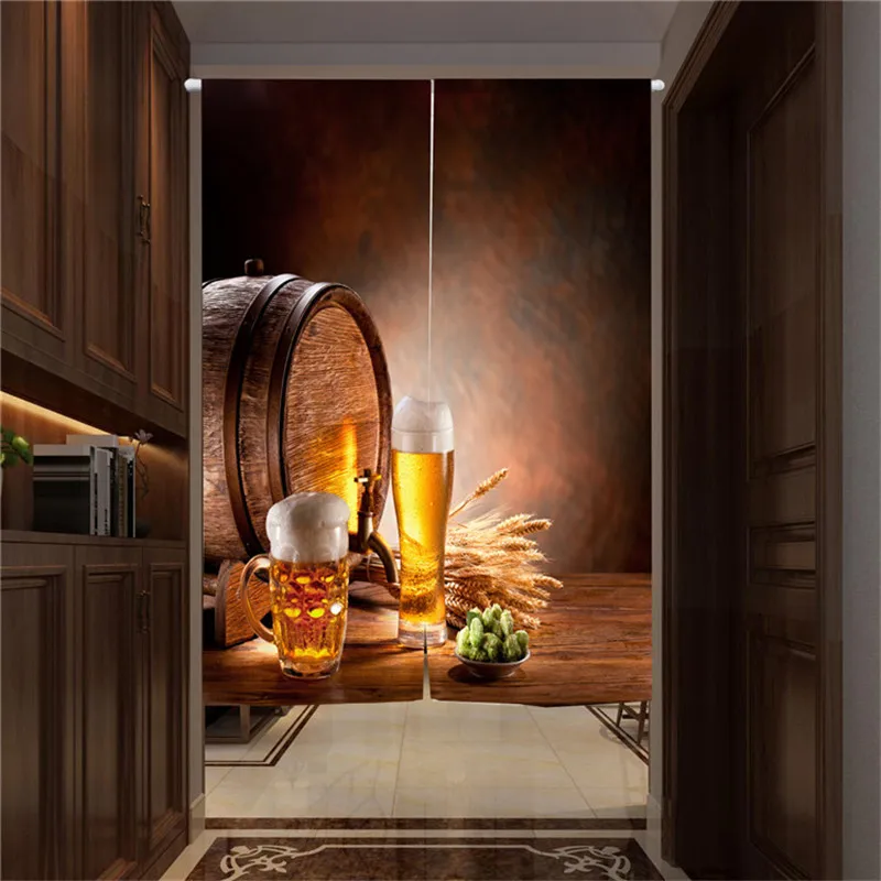 Американский стеклянный узор винный занавес для столовой гостиной кухни спальни