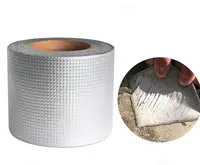 Quality Aluminium Foil Butyl Rubber Tape Pipe Glass Floor Roof Window Wall Waterproof Adhesive Sealer 1.5mm Thick Thwholesale