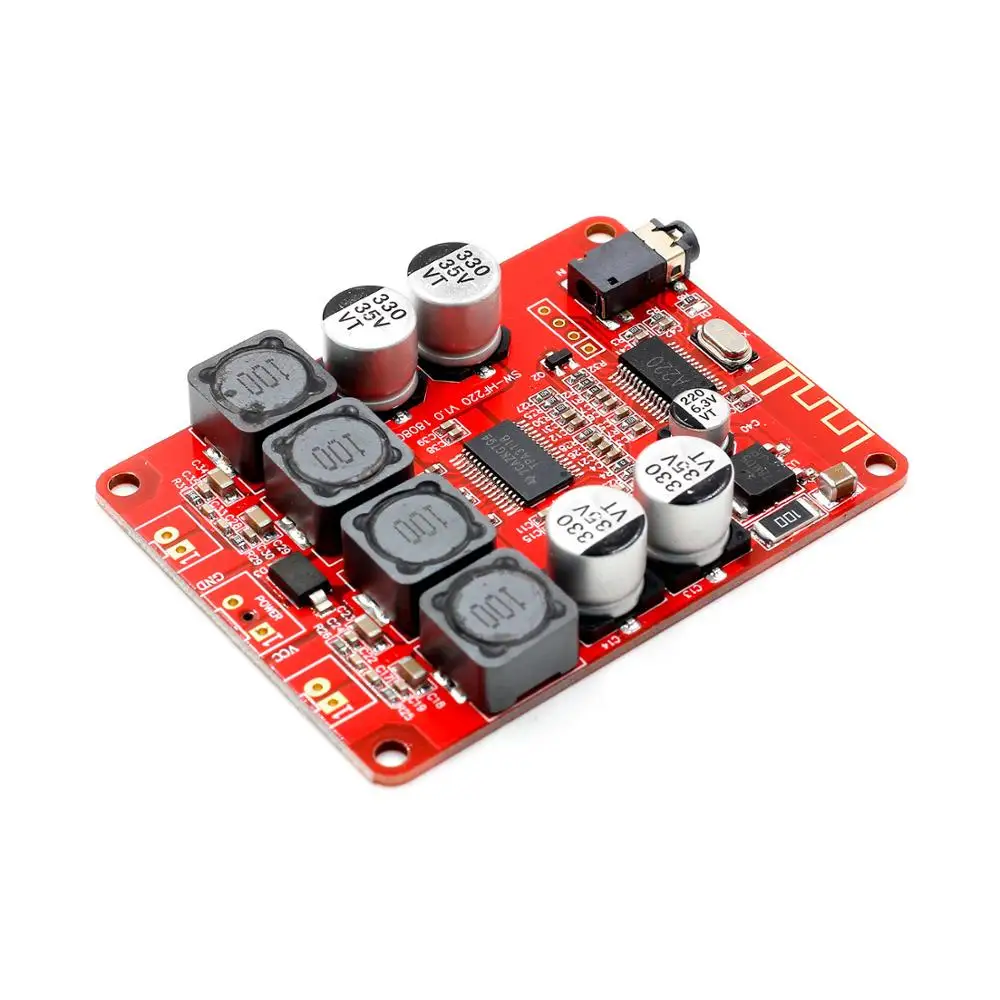 Bluetooth 5 0 приемник TPA3118 стерео плата цифрового усилителя 30 Вт для 4-8ом динамика 8 ~ 26
