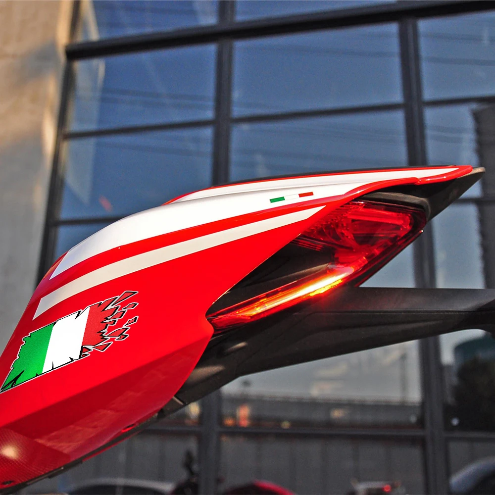 Наклейка на мотоцикл с итальянским флагом в стиле Rip наклейка для Piaggio Vespa Ducati Aprilia