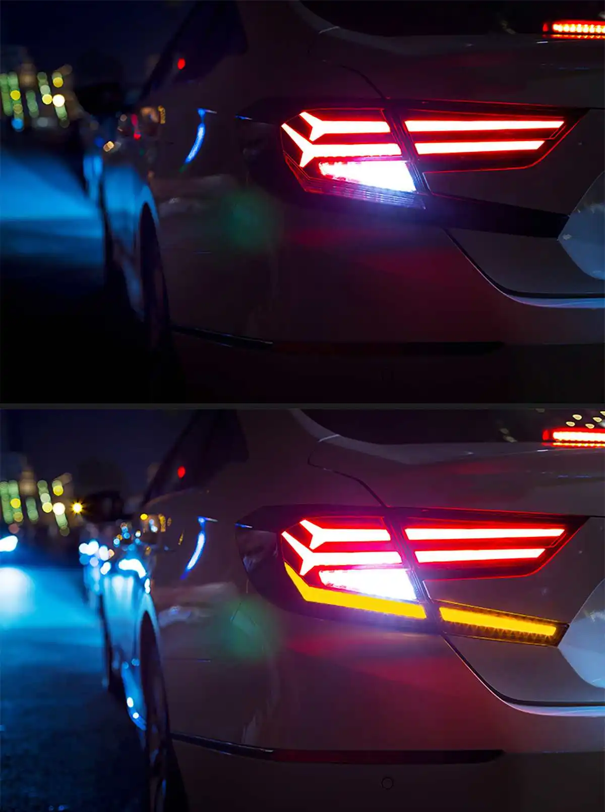 Автомобильный Стайлинг задний фонарь для Honda для Accord задние фонари чехол светодиодный задний фонарь Чехол задний багажник тормозной фонарь крышка