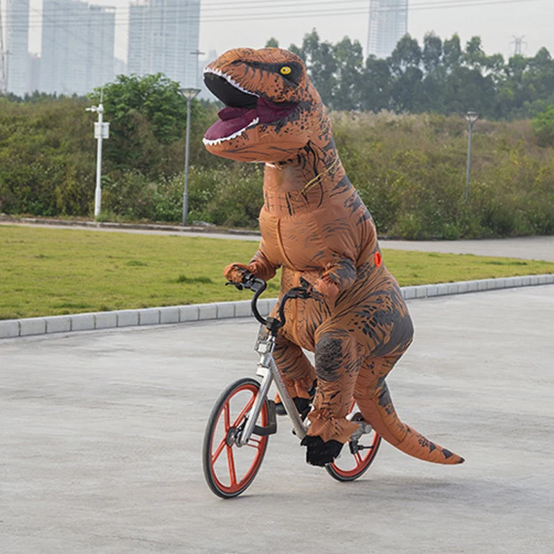 Надувной костюм динозавра T-rex для Хэллоуина | Тематическая одежда и униформа