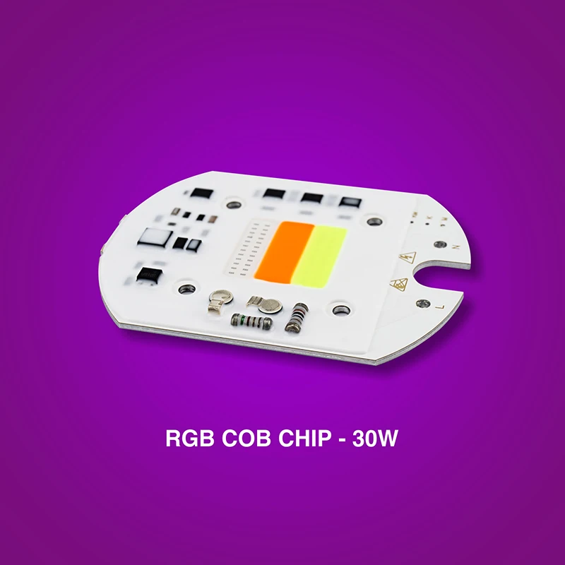 LED RGB COB лампа Чип 30 Вт свет 220 В умный IC для DIY прожектор красный зеленый синий