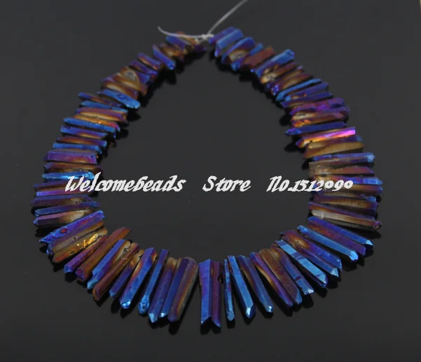 2015 ювелирные изделия из драгоценных камней 85 шт./str AB синий кристалл кварцевые