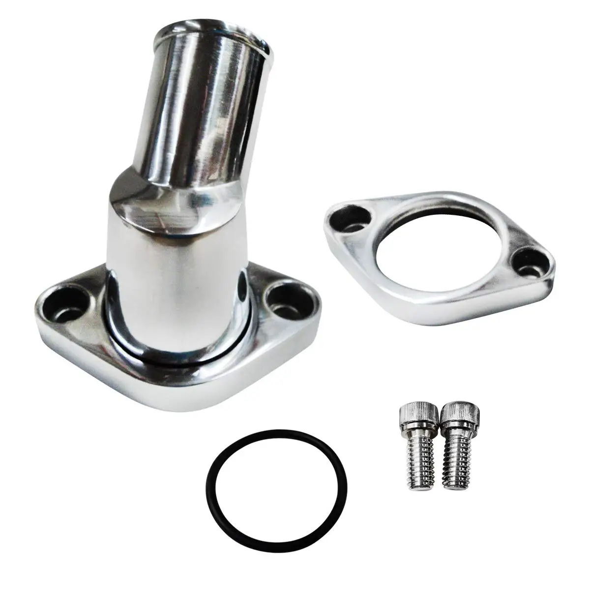 Полированный алюминиевый двигатель поворотный на 45 градусов водяной шейка