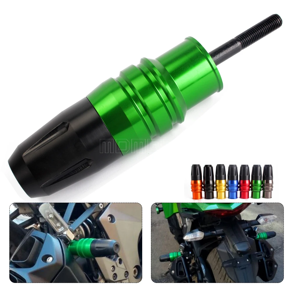 Ползунок рамы для kawasaki Z750 Z800 NINJA 300 250 300SL ZX14R противоударные колпачки выхлопные