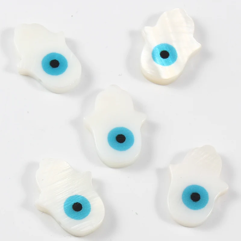 2 шт. сглаза хамса руки перламутр натуральный В виде ракушки Поиск браслет из