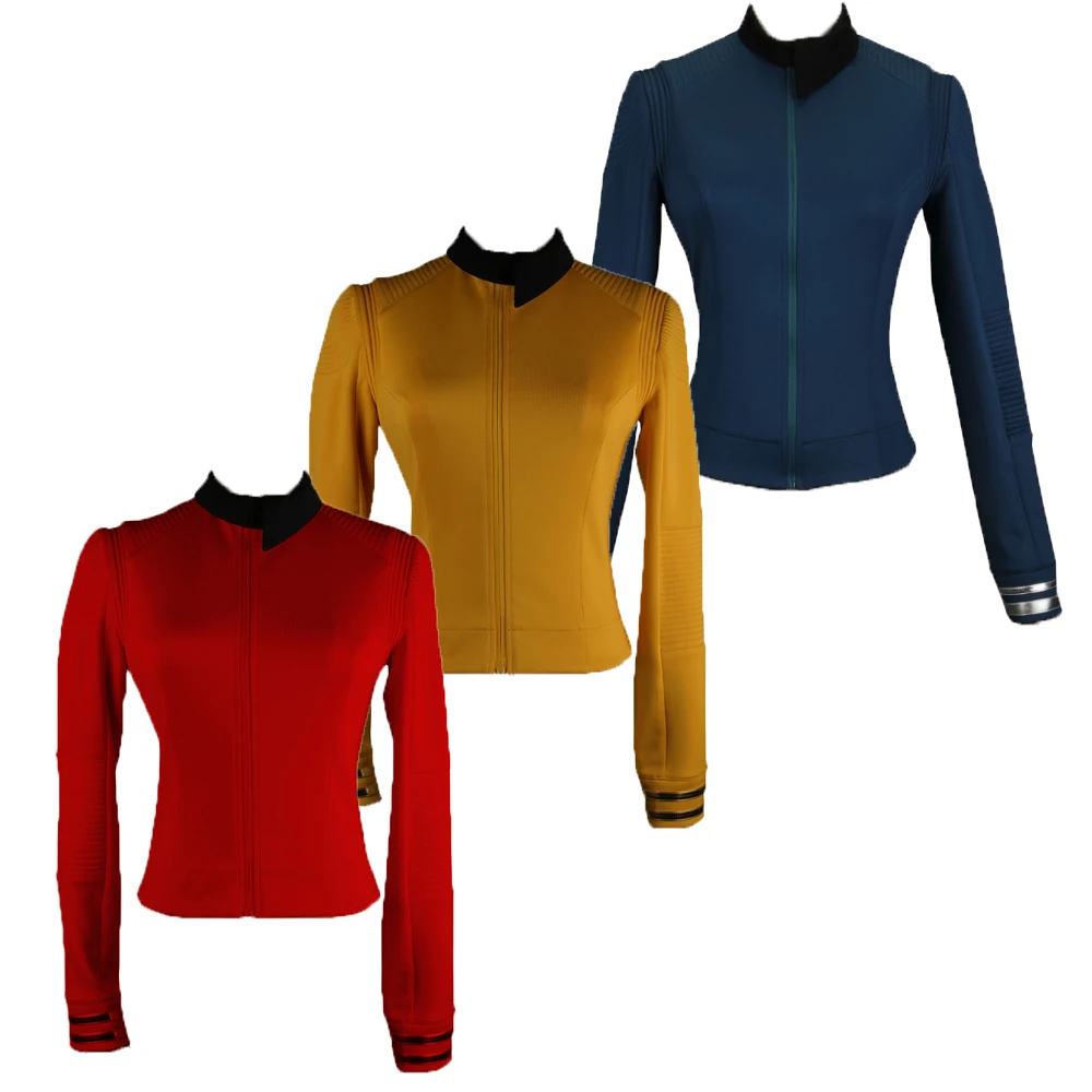 Костюм для косплея Startreks сезон 2 Женский костюм командира Звездного Флота со