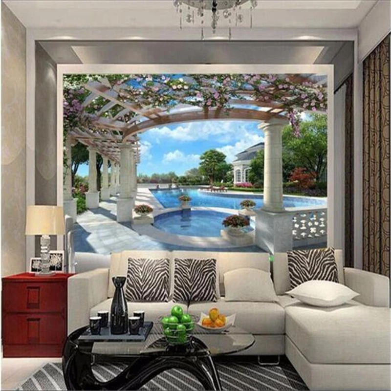 

beibehang wallpaper silver cloth 3D stereoscopic bedroom living room TV background wall extending space large mural wallpaper