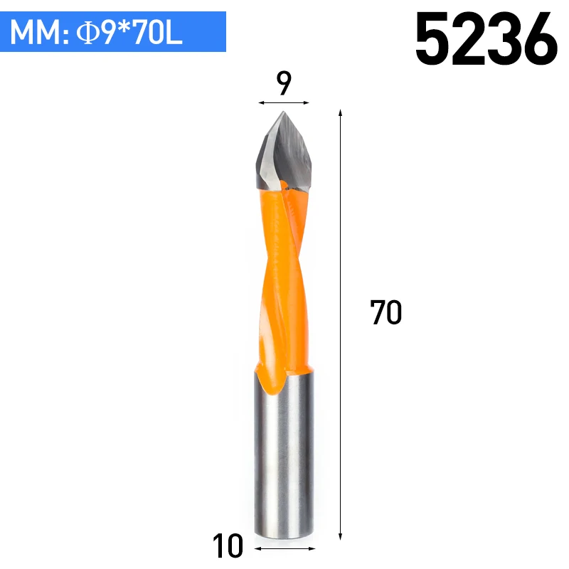 5236L HUHAO 1 шт. биты для сверла для деревообработки длина 70 мм диаметр. 5-10 мм Фреза для сверления отверстий из карбида дерева - Цвет: 5236L
