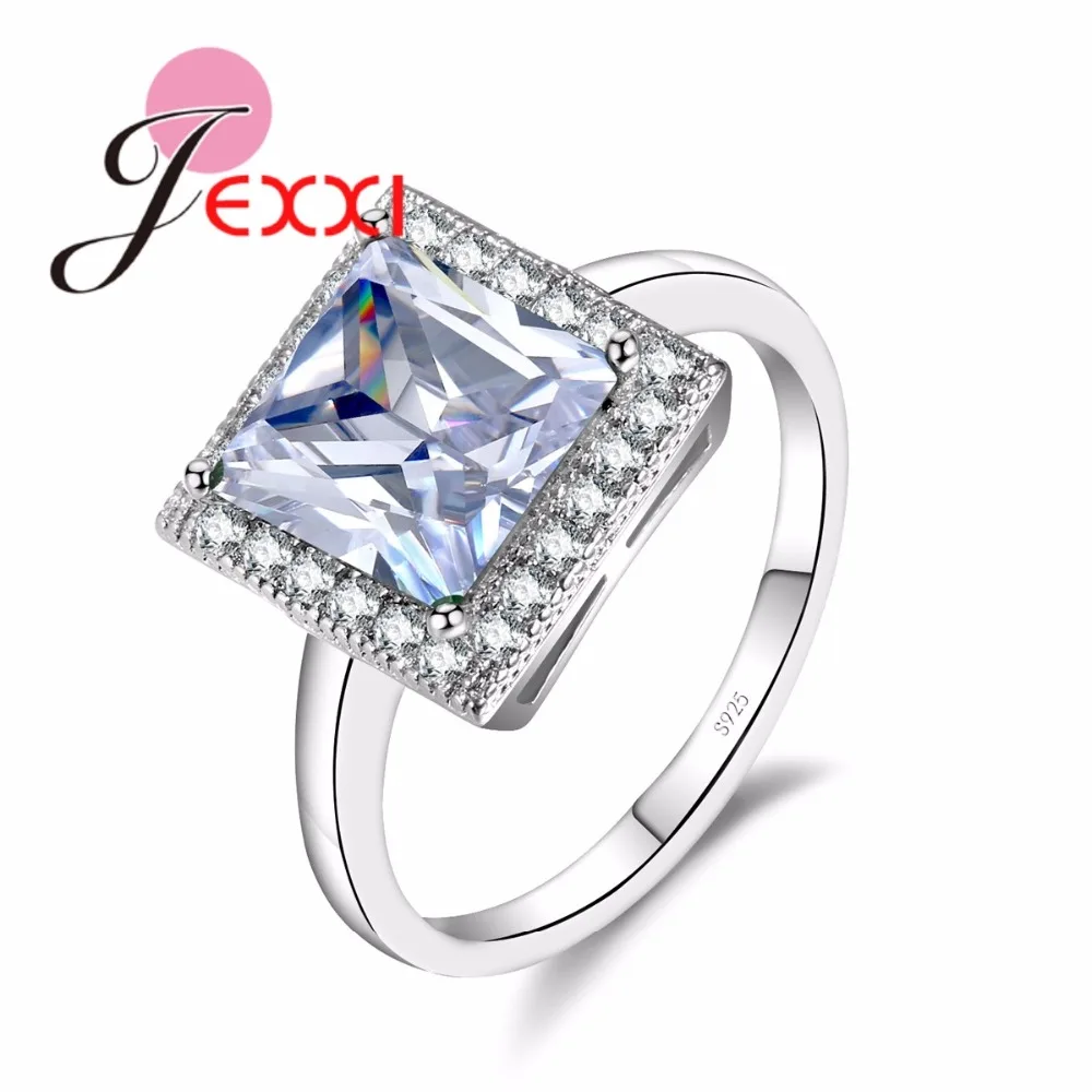 Женское кольцо на палец из стерлингового серебра 925 пробы украшение для