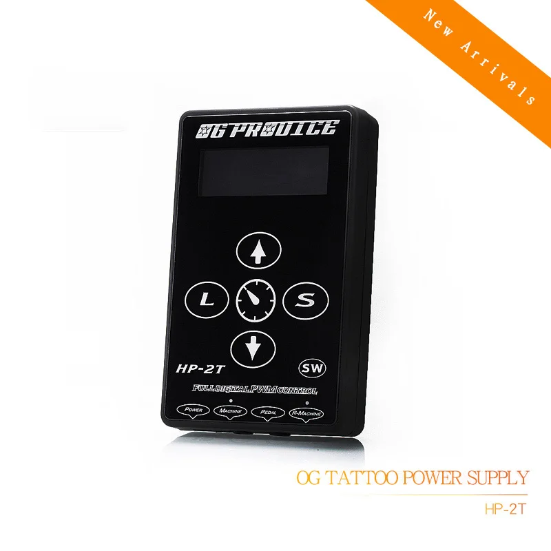 Новый профессиональный блок питания для татуировок HP 2T Powe цифровой светодиодный