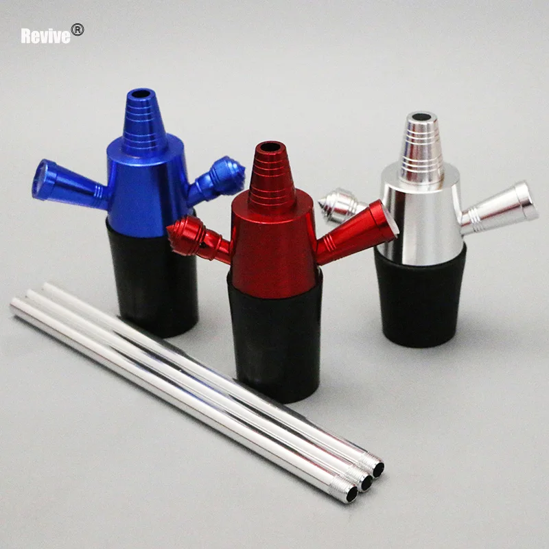 Возродить кальян стволовых narguile adapter kit труба алюминиевая воды аксессуары