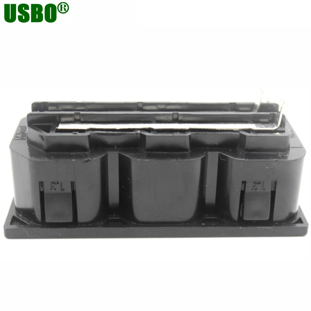 

Wholesale ce 250v 10a IEC320 C13 C14 3 sprong AC PDU UPS 3way power outlet 3p electrical Panel Receptacle AC socket