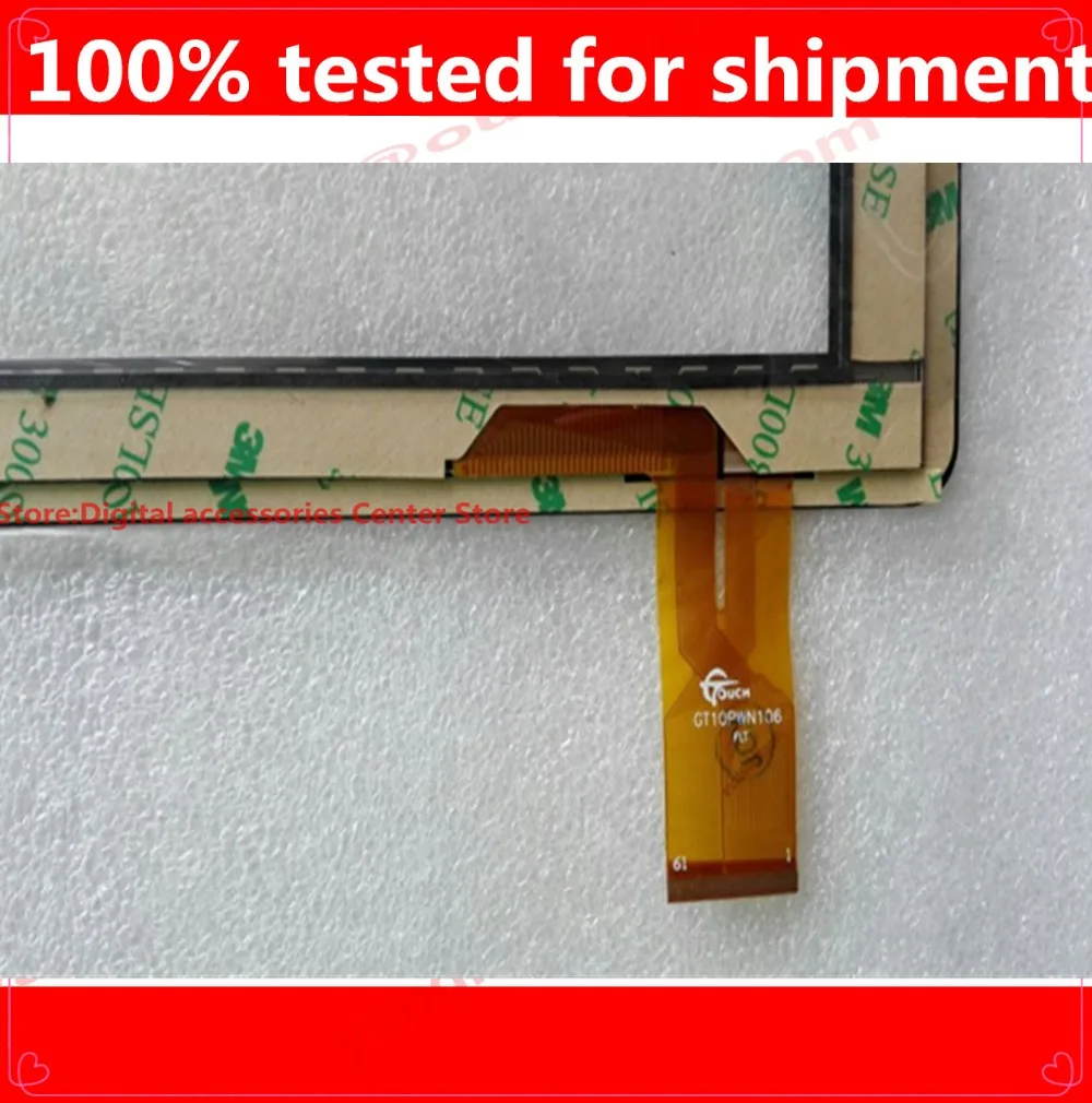 

Бесплатная доставка, сенсорный экран 10,1 дюйма, новая сенсорная панель 100%, сенсорная панель планшетного ПК GT10PWN106