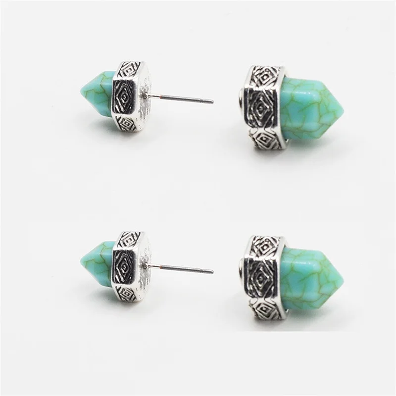 Модные Серьги гвоздики шип в форме геометрический заявление шпильки для Для