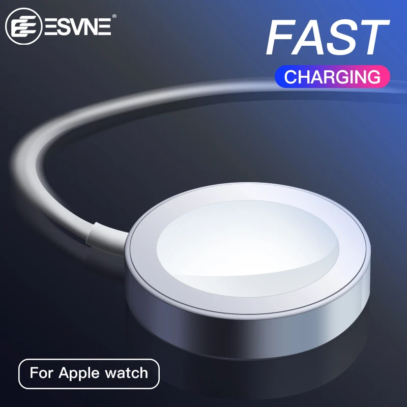 ESVNE Fast Wireless Charger for Apple Watch Series 1 2 3 USB Magnetic Charging Cable 3.3 feet/1meter | Мобильные телефоны и