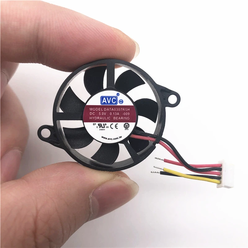 AVC DATA0307R5H-002 3007 30 мм 3 см круглый вентилятор 30*30*7 мм 5 в 0,65 Вт