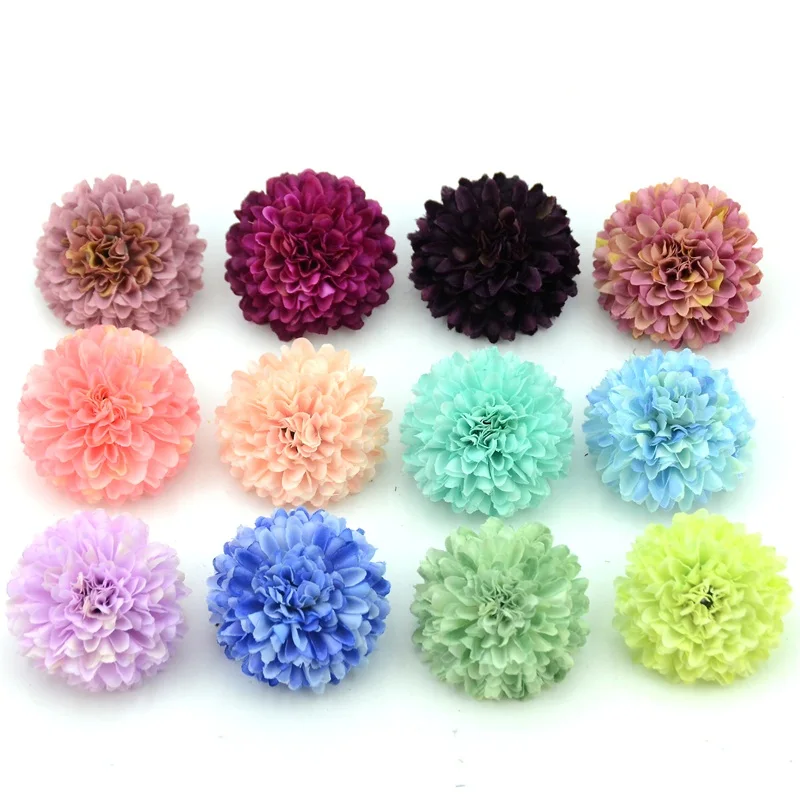 10 шт. искусственные цветочные гортензии 5 см|silk carnations|flower wreathflower head |
