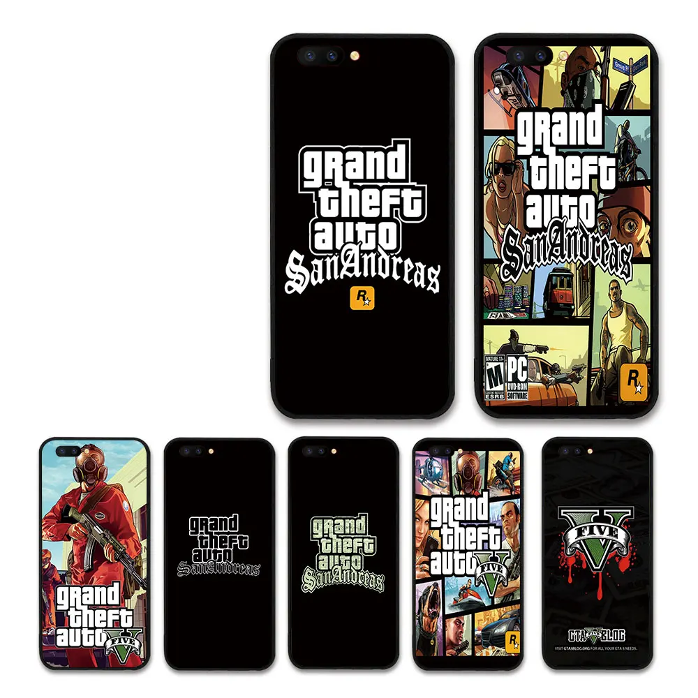 Gta San Andreas Бесплатная игра тиски город чехол жесткий для OPPO R9 R11 A59 R7 R15 A77 A71 A39 S SP
