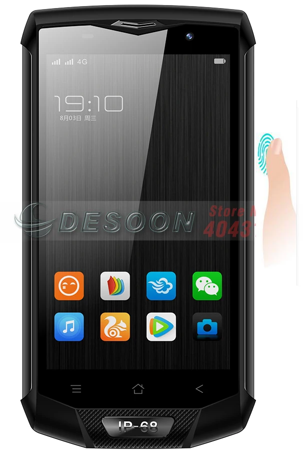Blackview BV8000 Pro, смартфон, водонепроницаемый, IP68, 6 ГБ ОЗУ, 64 Гб ПЗУ, мобильный телефон FHD, MTK6757V, Android 7,0, 16 Мп, usb type-c кабель