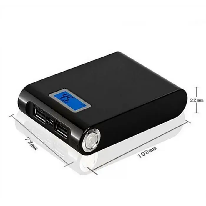 10000 мАч тонкий портативный Банк питания двойной 2 USB быстрая зарядка мини банк для