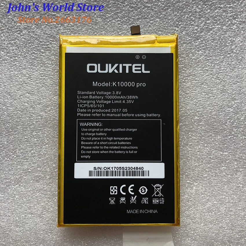 

Oukitel k10000 Pro / Mix Battery 100% Original Large Capacity 10000mAh Battery Replacement For oukitel k10000 Pro Mobile Phone