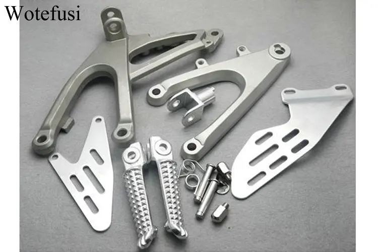 

Wotefusi Front Rider Footrest Foot Pegs Bracket Set For YAMAHA YZF R1 2007-2008 07 08 [MT176]