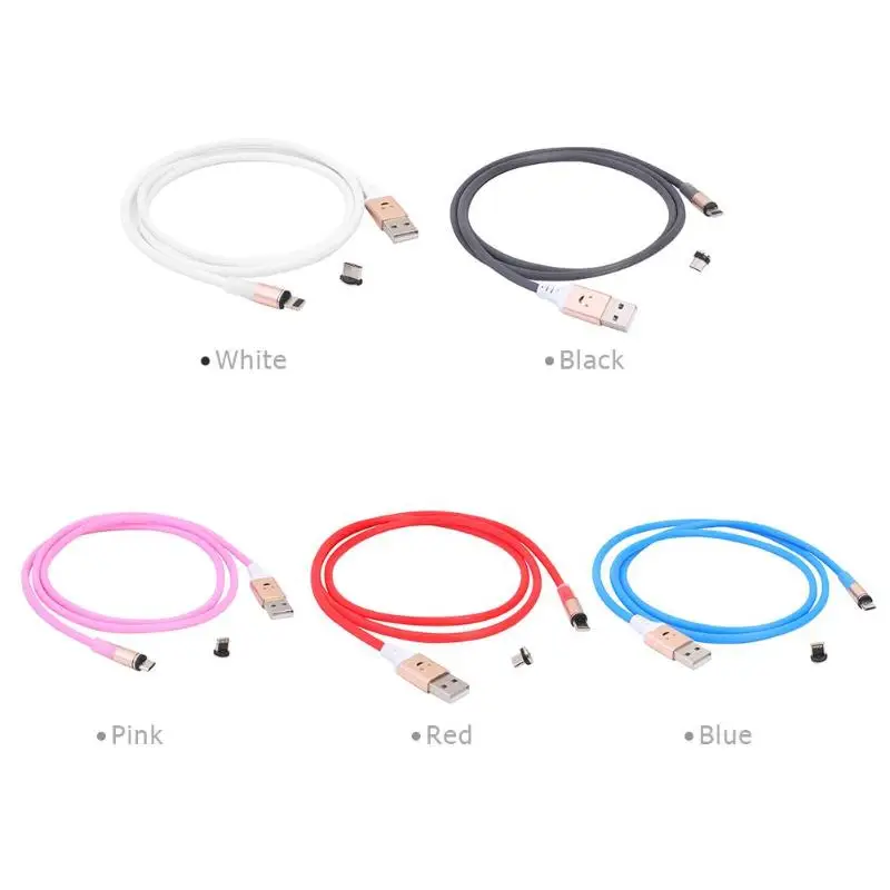 2 in 1 Magnetic 8 Pin Micro USB Charging Cable Sound Control Lighting Magnet Charger Adapter Cord for iPhone Android Promotion | Компьютеры