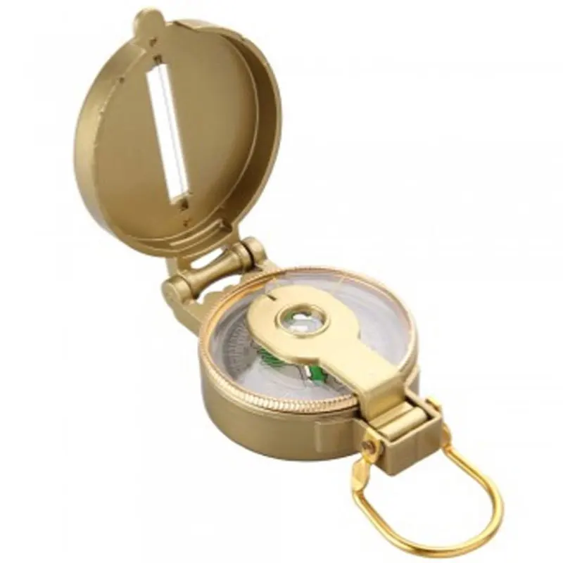 Золотой Портативный компас военный туристический геологический Компас Цифровой
