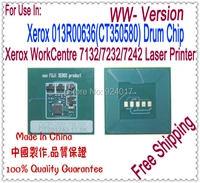 for xerox workcentre wc 7132 7232 7242 printer toner cartridge chipfor xerox 13r636 013r00636 ct350580 image drum unit chip