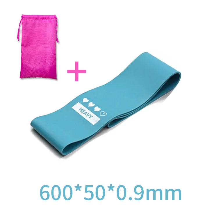 Non-slip Resistance Bands Loop Elastic Band for Fitness Equipment Workout Expander Fitness Gum Latex Rubber Bands Sport Yoga - Цвет: Color 03 with bag