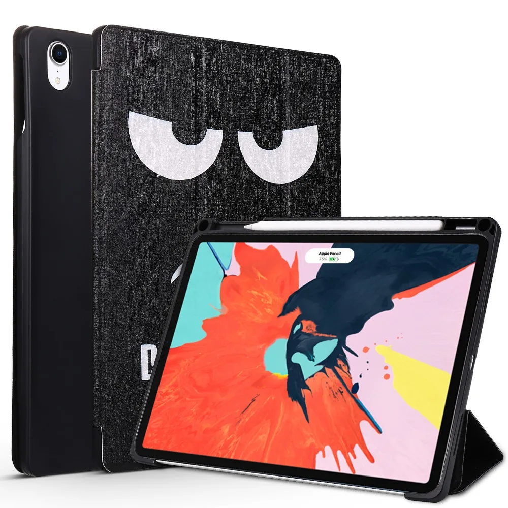 Чехол Kemile для iPad Pro 11 с держателем карандашей подставка автоматического сна и