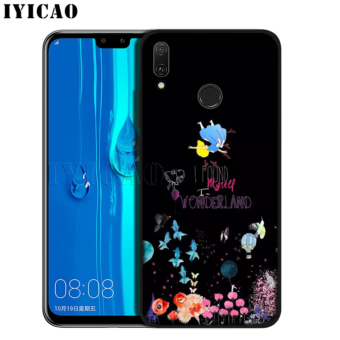 IYICAO Alice in Wonderland Soft Silicone Phone Case for Huawei Mate 30 20 10 Pro Nova 5I 5T 5 4 4E 3i 3 2i Lite Smart |