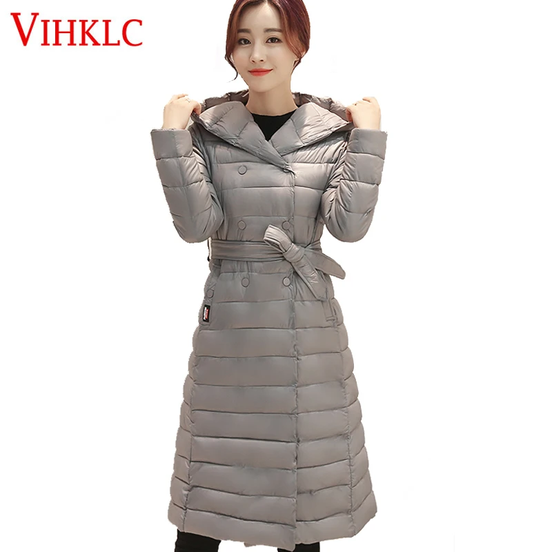 Новинка 2019 модное пальто на весну и зиму удлиненная куртка женский