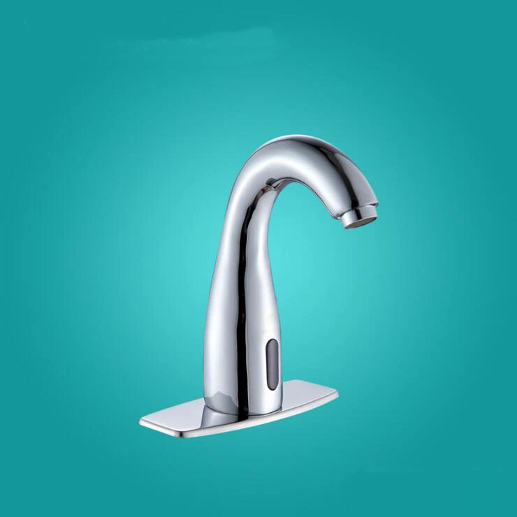 Латунный инфракрасный автоматический смеситель для ванной комнаты